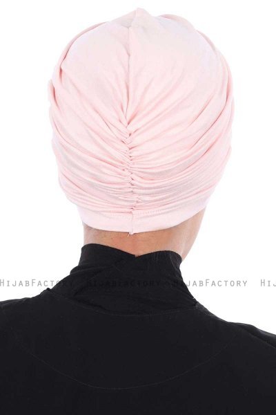 Jill - Turban En Coton Vieux Rose - Ayse Turban