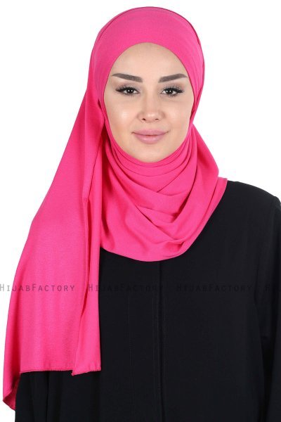 Kaisa - Hijab Coton Pratique Fuchsia
