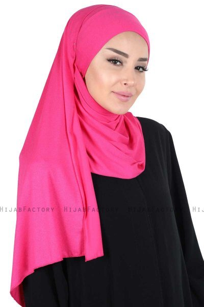 Kaisa - Hijab Coton Pratique Fuchsia