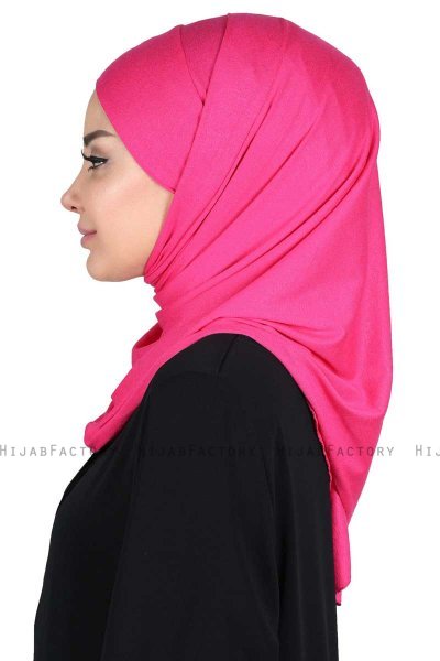 Kaisa - Hijab Coton Pratique Fuchsia