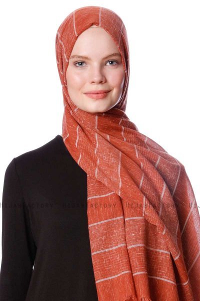 Kiral - Hijab Rouge Brique - Özsoy