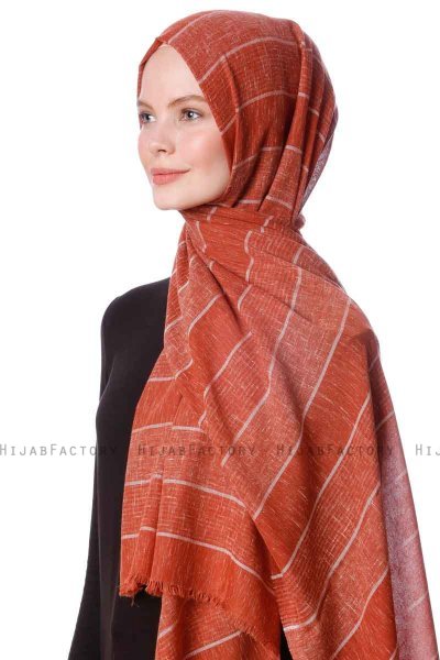 Kiral - Hijab Rouge Brique - Özsoy
