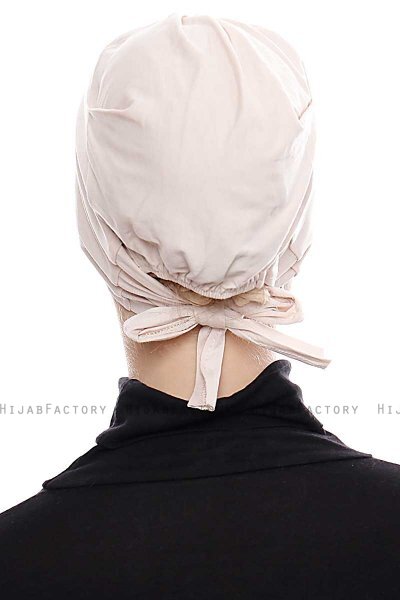 Kiraz - Bonnet XXL Beige Clair - Ecardin