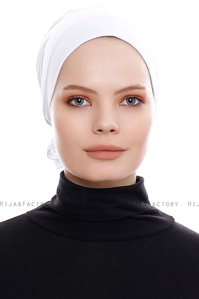 Kiraz - Bonnet XXL Coton Blanc - Ecardin