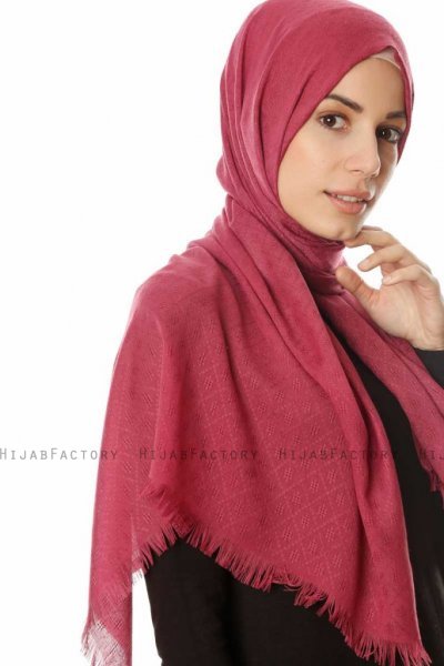 Lalam - Hijab Fuchsia Sombre - Özsoy
