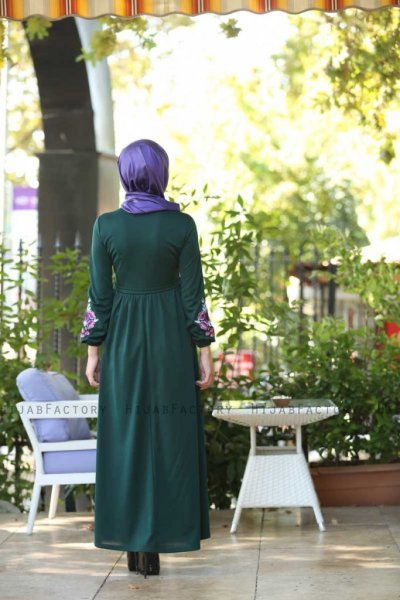 Lexie - Robe Vert Foncé - Insirah