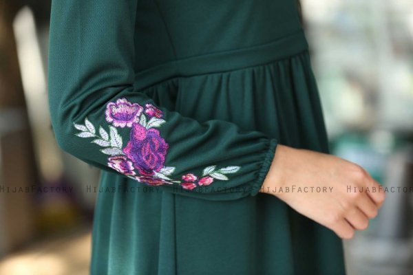 Lexie - Robe Vert Foncé - Insirah