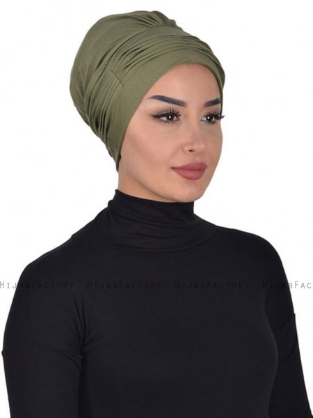 Linda Khaki Bomull Turban Ayse Turban 321908c