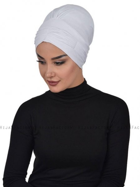 Linda Vit Bomull Turban Ayse Turban 321902b