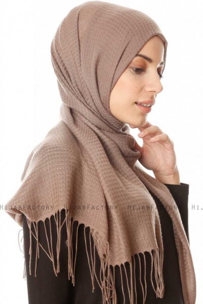 Lunara - Hijab Marron Foncé - Özsoy