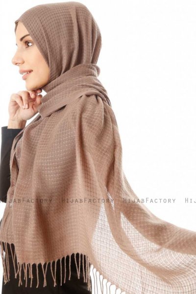 Lunara - Hijab Marron Foncé - Özsoy