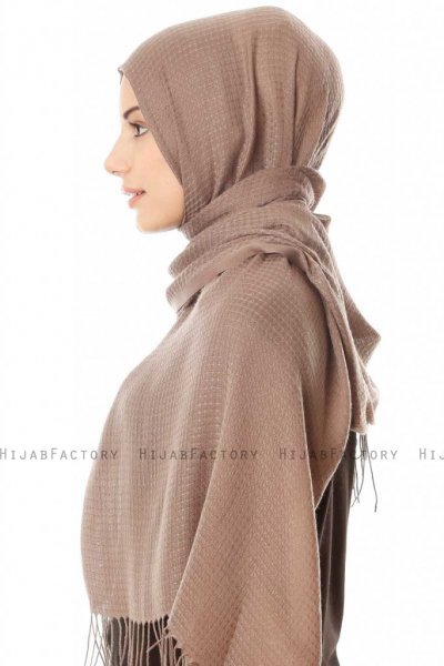 Lunara - Hijab Marron Foncé - Özsoy