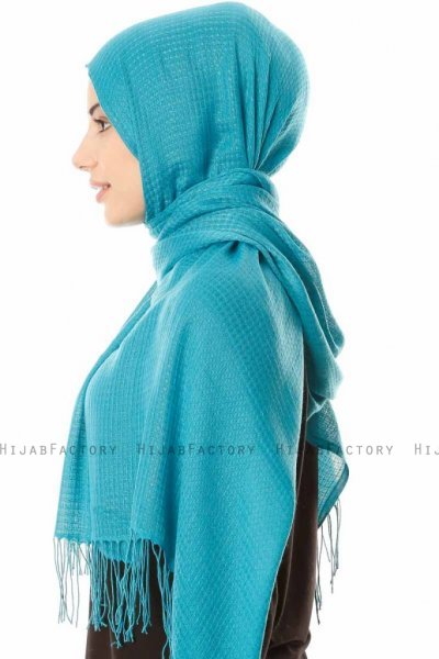 Lunara - Hijab Bleu Pétrole - Özsoy