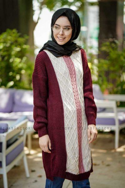 Maeve - Tunique Bordeaux - Insirah
