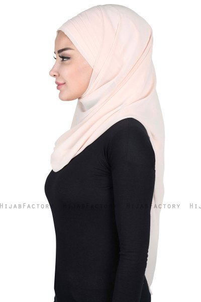 Malin - Hijab Chiffon Pratique Beige