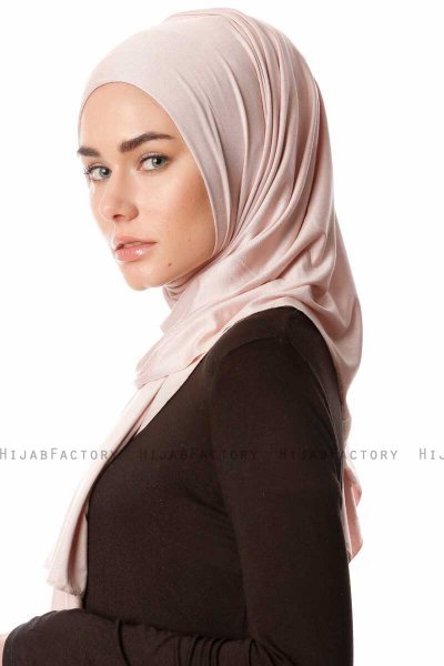 Melek - Hijab Jersey Premium Vieux Rose - Ecardin