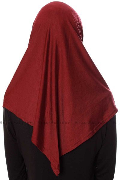Mia - Hijab Al Amira Bordeaux One-Piece - Ecardin