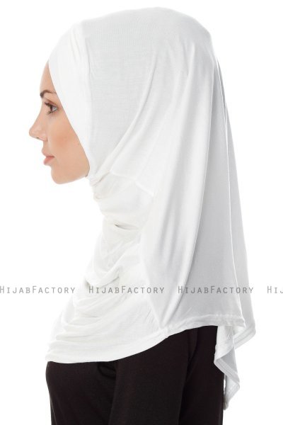 Mia - Hijab Al Amira Crème One-Piece - Ecardin