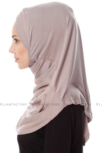 Mia - Hijab Al Amira Gris Pierre One-Piece - Ecardin