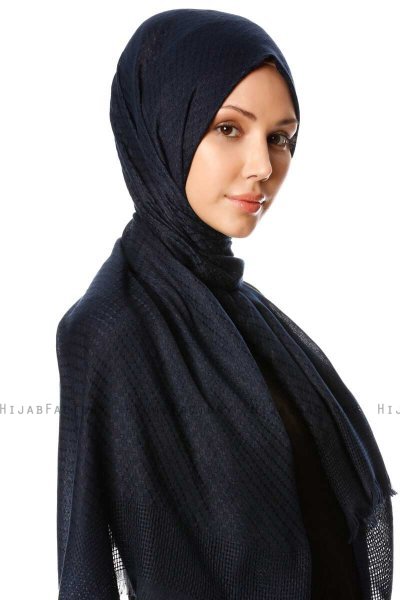 Nalini - Hijab Bleu Marin - Özsoy