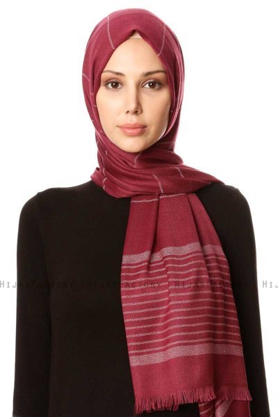 Nihal - Hijab Burgundy - Özsoy