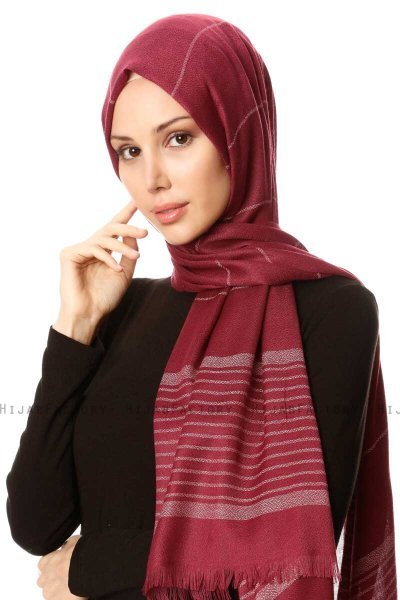 Nihal - Hijab Burgundy - Özsoy