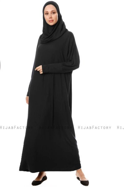 Nisa - Robe De Prière Noir - Miss Halima