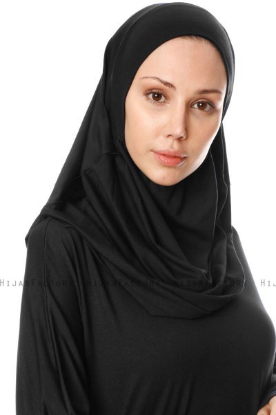 Nisa - Robe De Prière Noir - Miss Halima