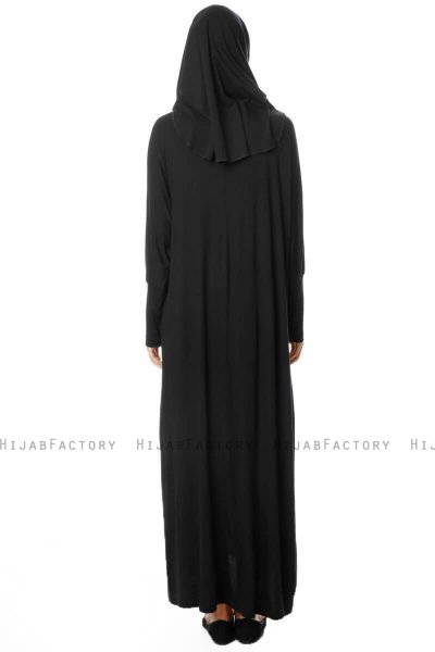 Nisa - Robe De Prière Noir - Miss Halima