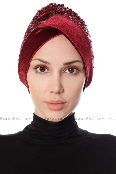 Nurten - Turban Bordeaux