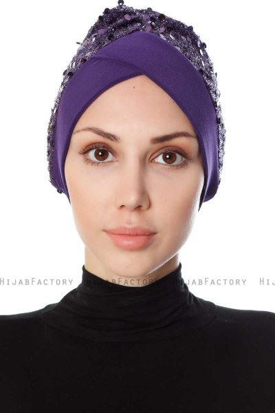 Nurten - Turban Violet