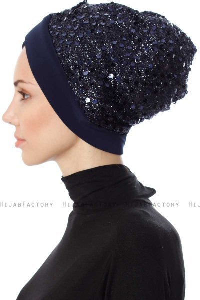 Nurten - Turban Bleu Marin