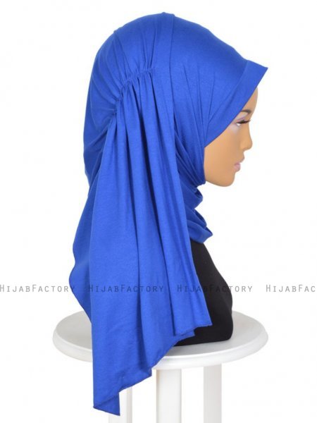 Pia Blå Praktisk Hijab Ayse Turban 321413-3