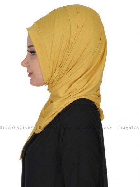 Pia Senapsgul Praktisk Hijab Sjal Ayse Turban 324112d