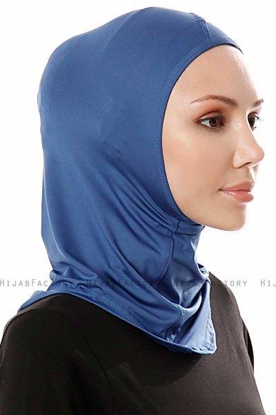Pinar - Hijab Sport Bleu - Ecardin