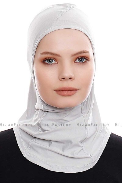 Pinar - Hijab Sport Gris Clair - Ecardin