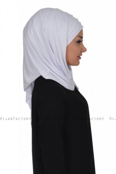 Rebecca - Turban En Coton Blanc - Ayse Turban