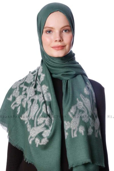Roshan - Hijab Vert Foncé - Özsoy