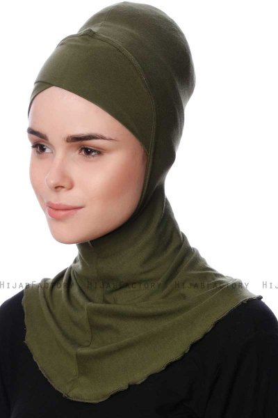 Safiye - Bonnet Ninja Kaki - Ecardin