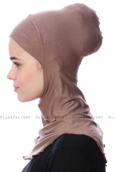 Safiye - Bonnet Ninja Taupe Foncé - Ecardin