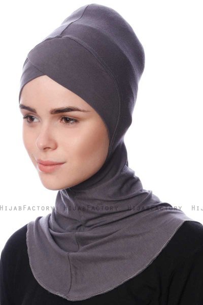 Safiye - Bonnet Ninja Gris Foncé - Ecardin