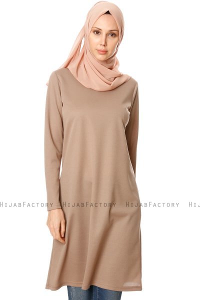 Sarah - Tunique Taupe - Miss Halima