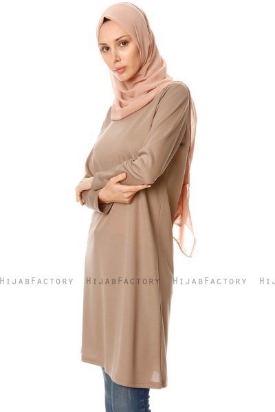Sarah - Tunique Taupe - Miss Halima