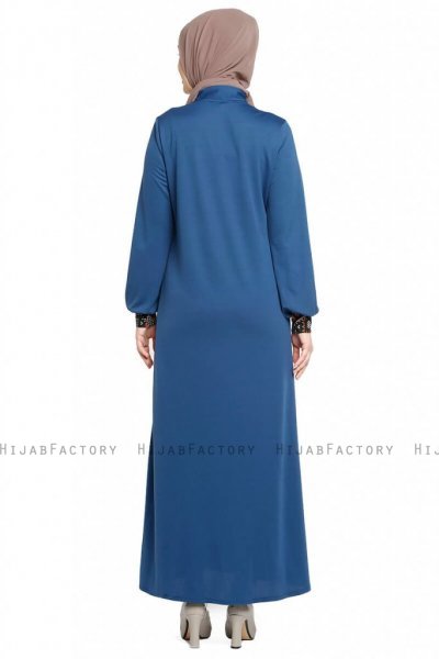 Selda - Abaya Indigo - Miss Cazibe