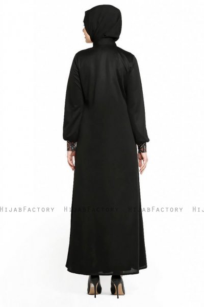 Selda - Abaya Noir - Miss Cazibe