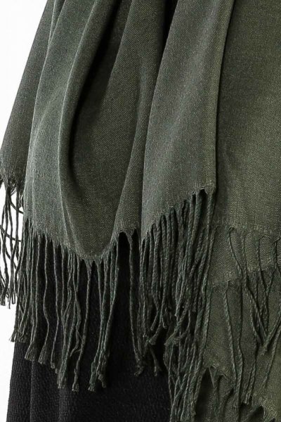 Selin Khaki Pashmina Hijab Sjal Özsoy 160287-5