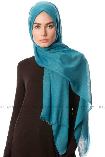 Selma - Hijab Vert Pétrole - Gülsoy