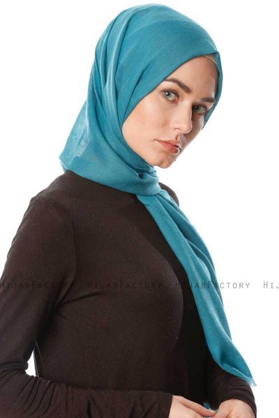 Selma - Hijab Vert Pétrole - Gülsoy