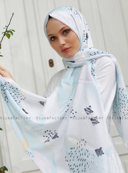 Yumna - Hijab à Motifs Vert