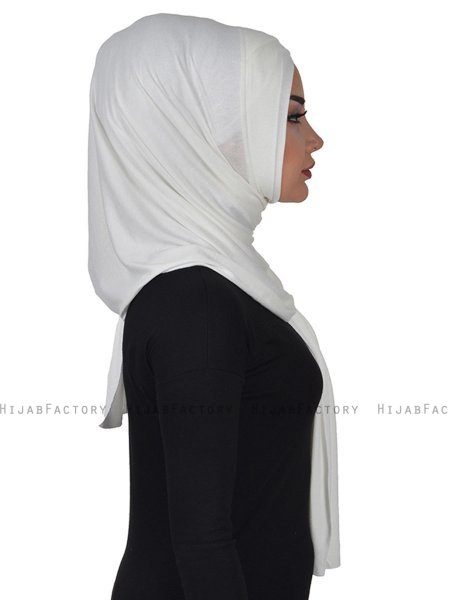 Sofia - Hijab Coton Pratique Crème